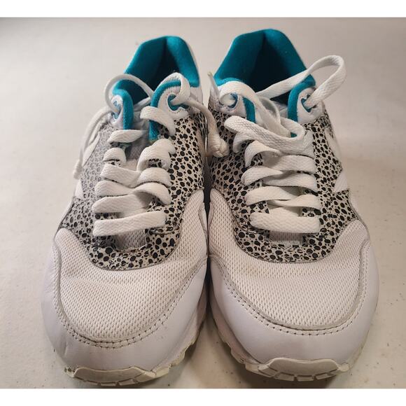 Nike Air Max 1 Safari Pack White Glass Aqua Blue Women's 6.5 319986-131 RARE - Picture 5 of 11